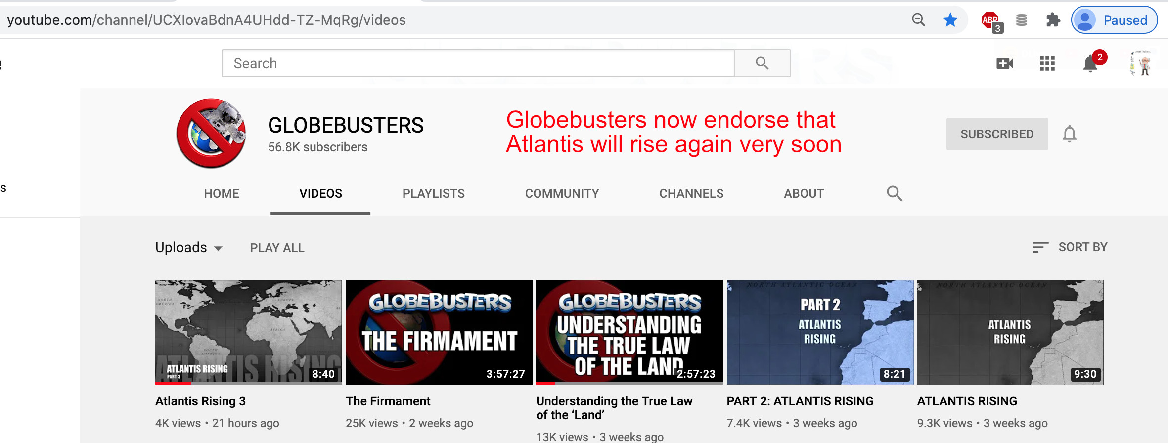 Globebusters now endorse that Atlantis will rise again very soon .jpg